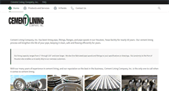 Desktop Screenshot of cementlining.com