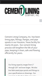 Mobile Screenshot of cementlining.com